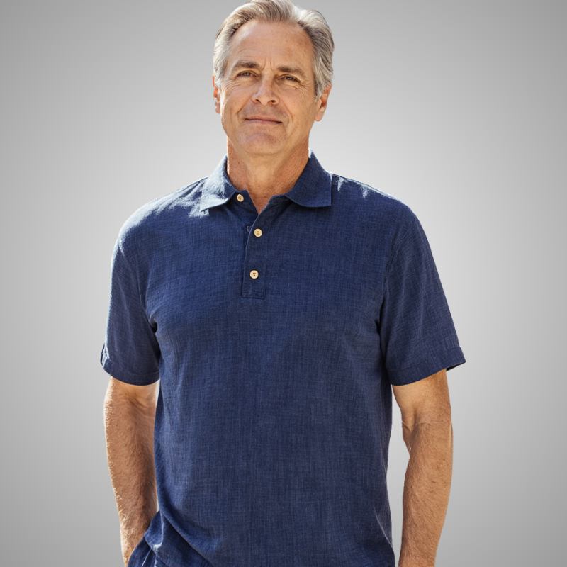 Fuji™ | Men's Classic Button Placket Polo Shirt