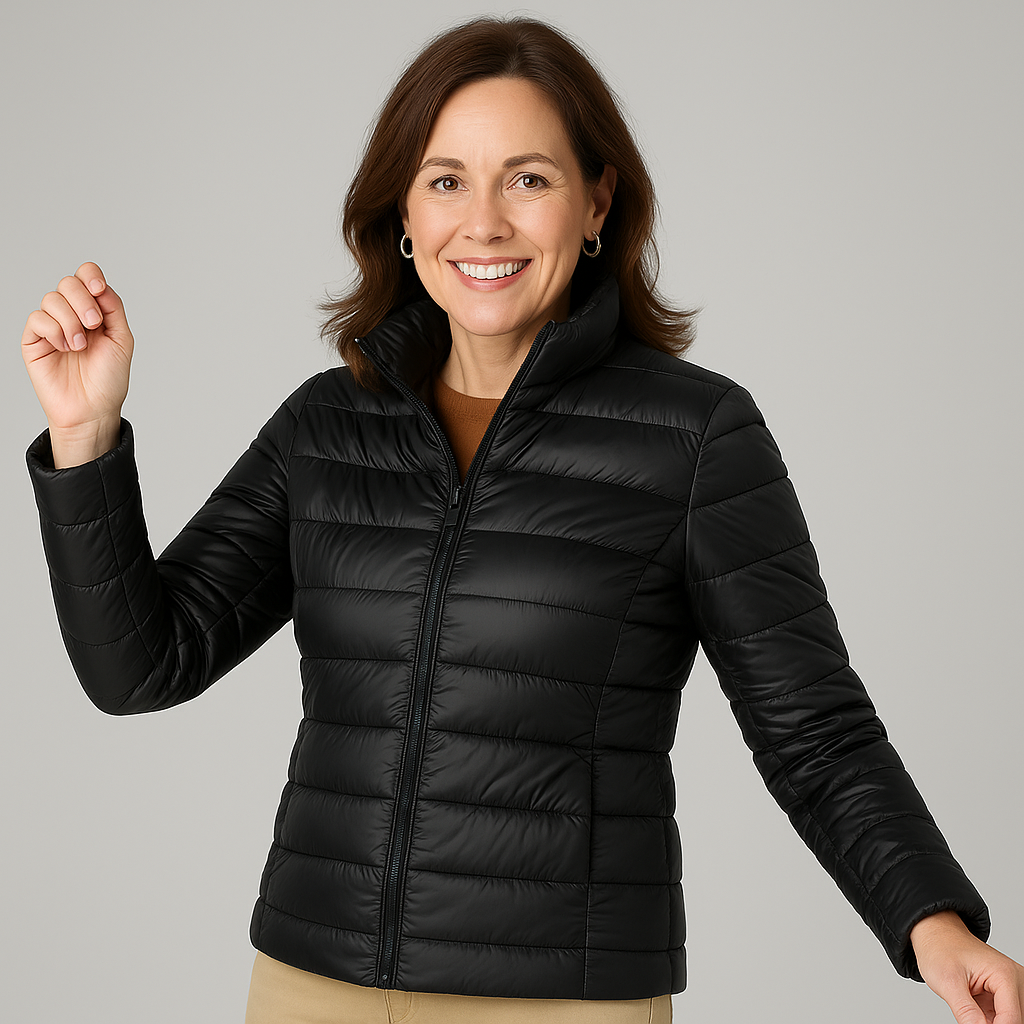 Mary – New Ultra-Light Jacket with White Duck Down