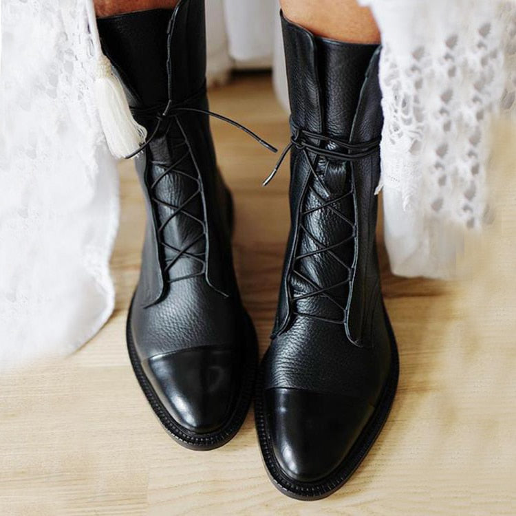 Mia® | Stylish comfortable leather boots