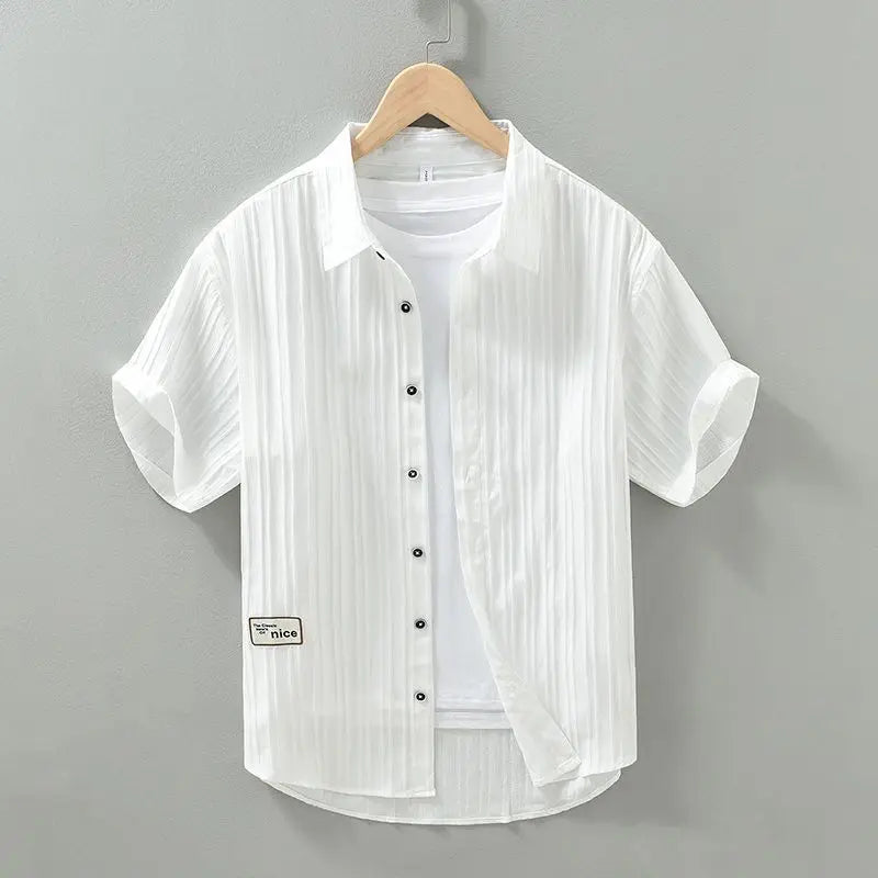 Bayside Crinkle Cotton Shirt