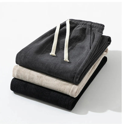 Stoneway Drawstring Corduroy Trousers
