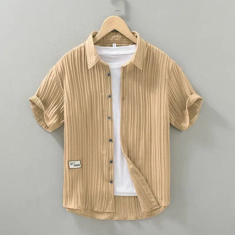 Bayside Crinkle Cotton Shirt