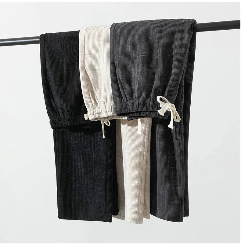 Stoneway Drawstring Corduroy Trousers