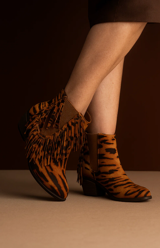 Mia® | Luxury Fringe Ankle Boots