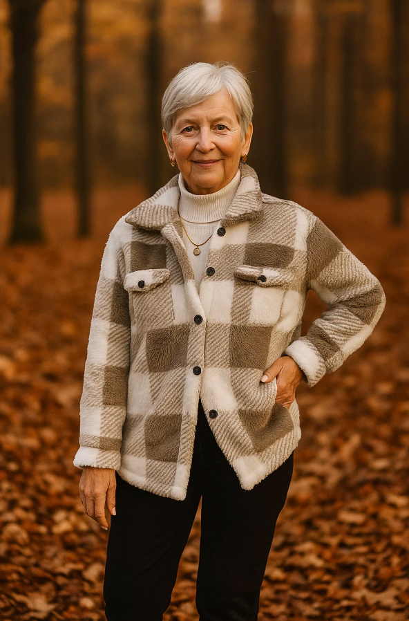 Emilia™ | Checked Autumn Jacket