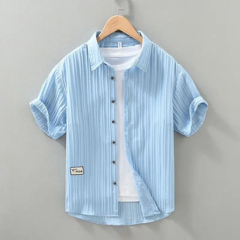 Bayside Crinkle Cotton Shirt