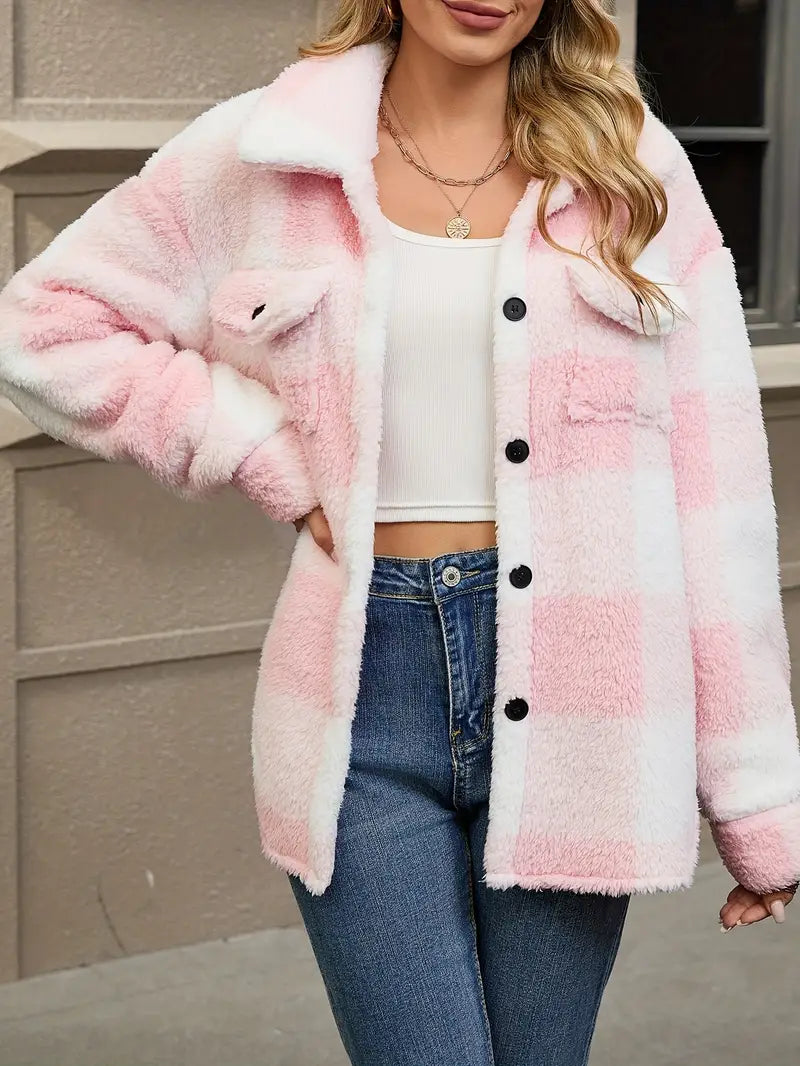 Emilia™ | Checked Autumn Jacket