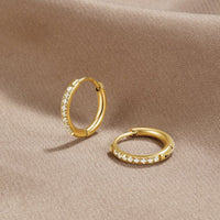 Eternity Circle Earrings