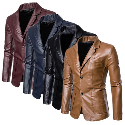 Business Casual Leather Jacket