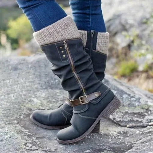 Mia® | Ankle Boots With Side Zipper