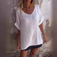 Daniela - Comfy Casual V-Neck Top
